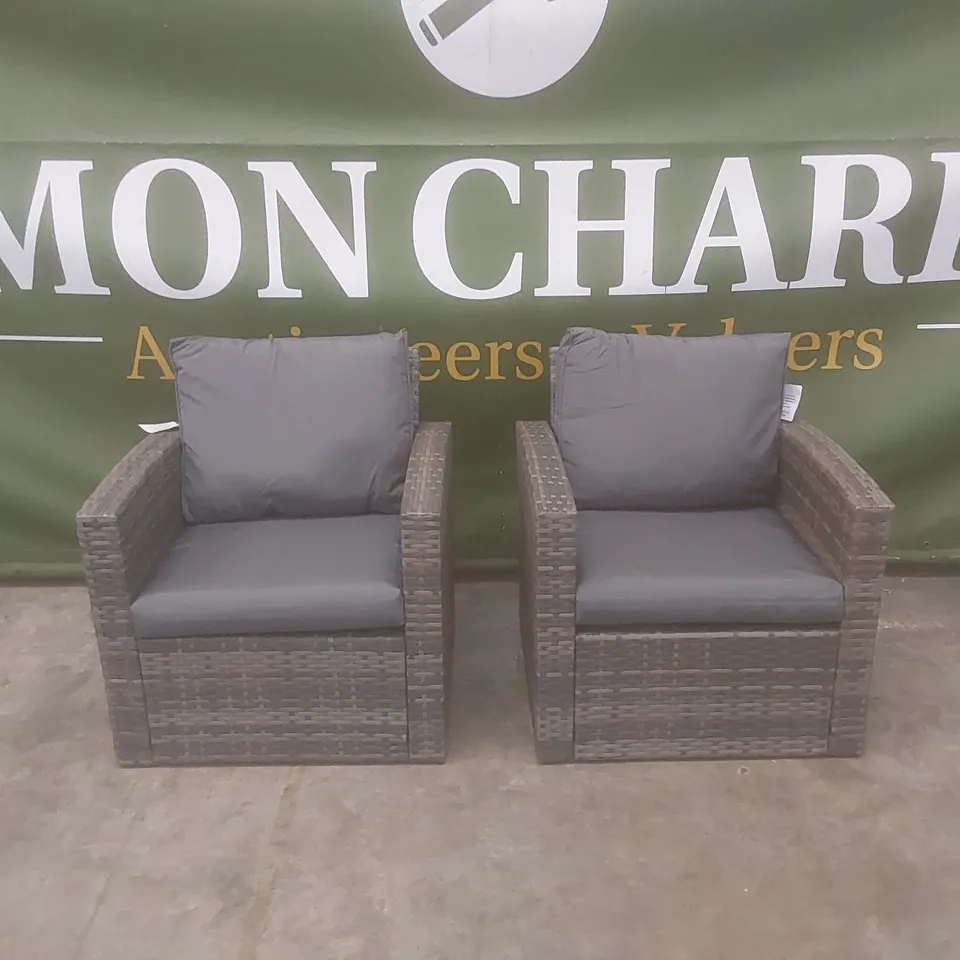 BRAND NEW KANSAS RATTAN SOFA SET WITH RISING TABLE IN GREY  RRP £1095