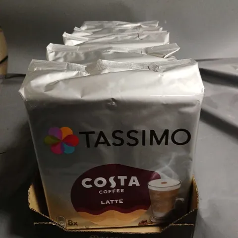 TASSIMO 5-PACK OF COSTA LATTE PODS