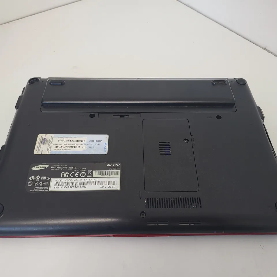 UNBOXED SAMSUNG NF110 NOTEBOOK, INTEL ATOM N455, 2GB RAM, 128GB STORAGE