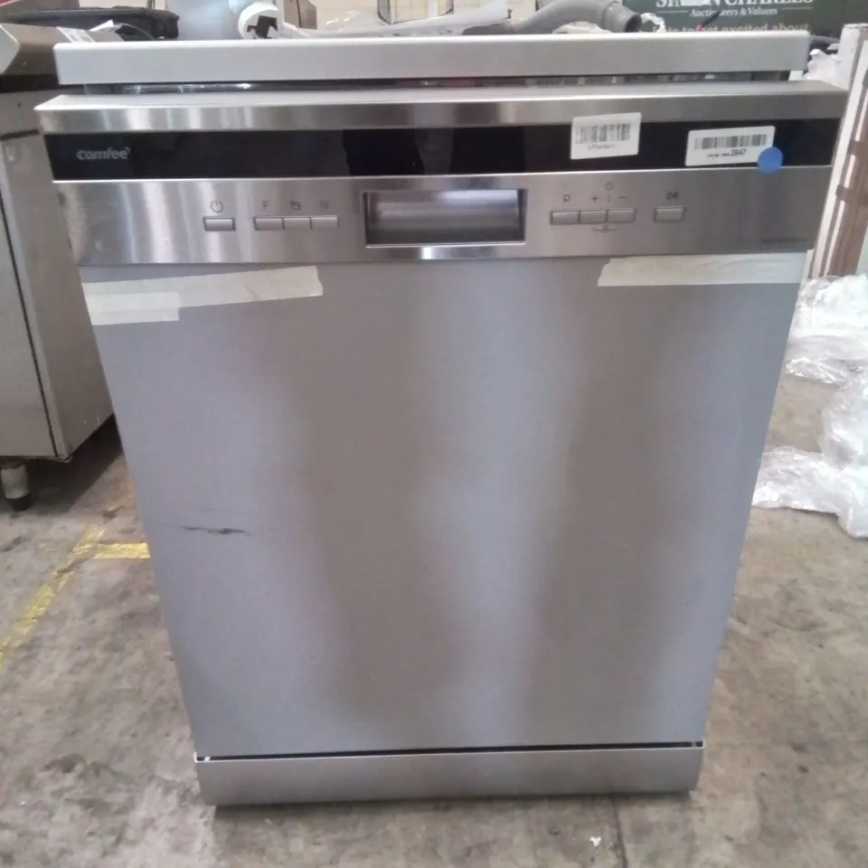 COMFEE' FREESTANDING DISHWASHER STAINLESS STEEL - COLLECTION ONLY 