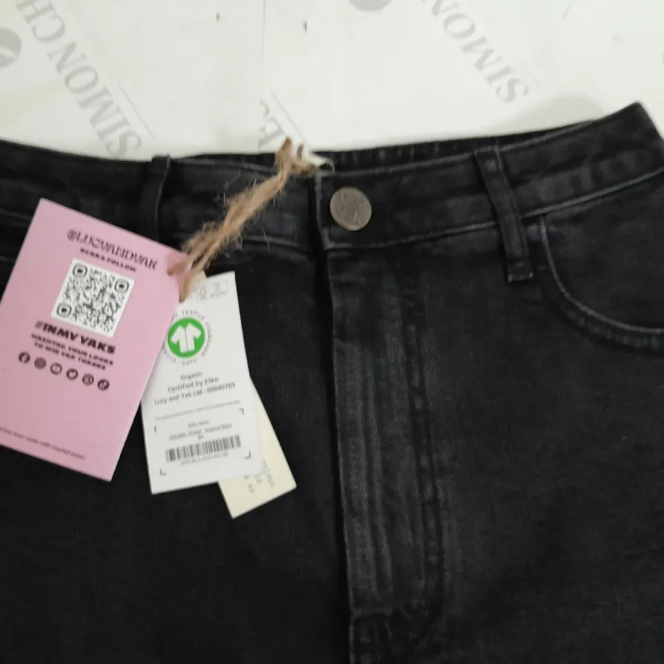 LUCY & YAK SOLO JEANS IN WASHED BLACK - 8R