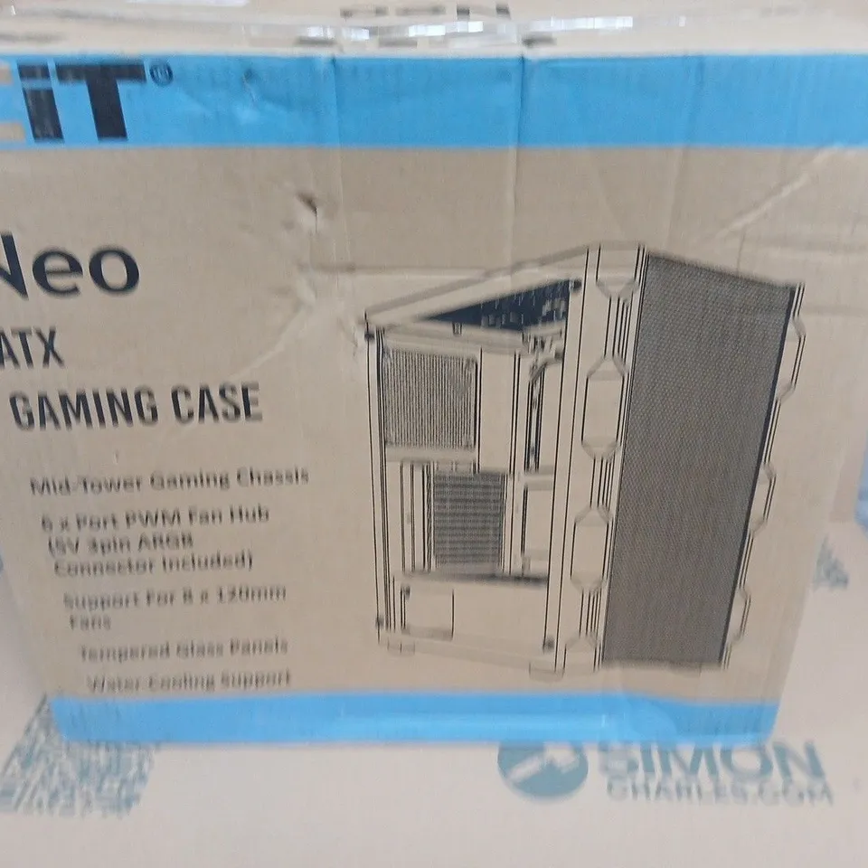 NEO MID-TOWER GAMING CASE – BOXED