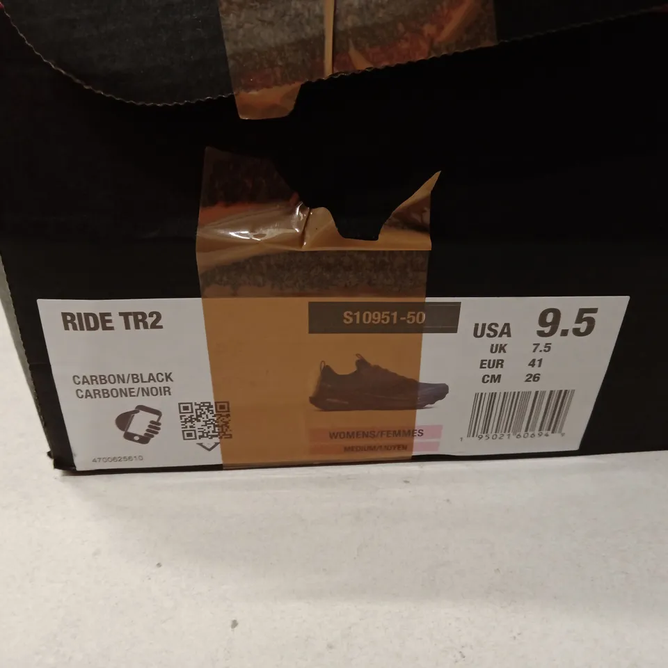 BOXED RIDE TR2 CARBON/BLACK WOMEN'S SHOES – UK 7.5