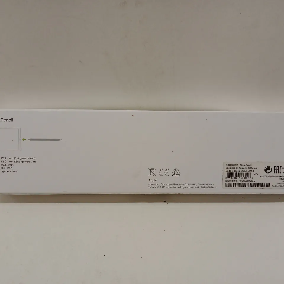 APPLE PENCIL (2ND GENERATION) – BOXED