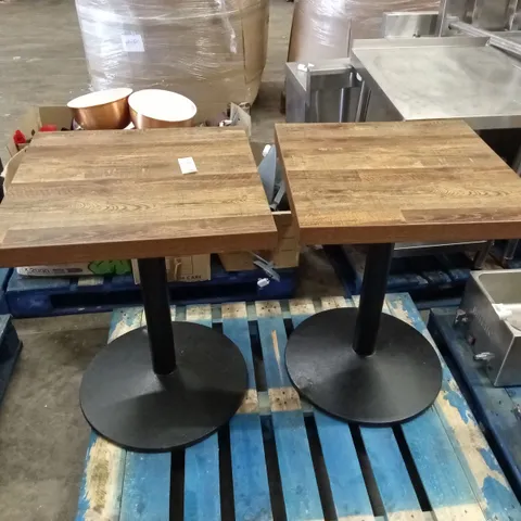 SET OF 2 RESTERAUNT TABLES