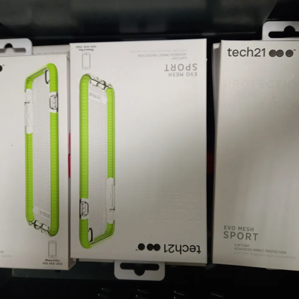 LOT OF 20 TECH21 EVO MESH SPORT PHONE CASES FOR IPHONE 6 PLUS