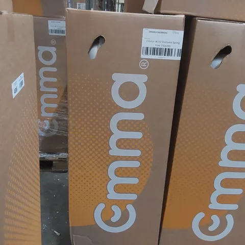 BRAND NEW BOXED EMMA UK V2 DIAMOND SPRING FREE 150 x 200CM KING SIZE MATTRESS 