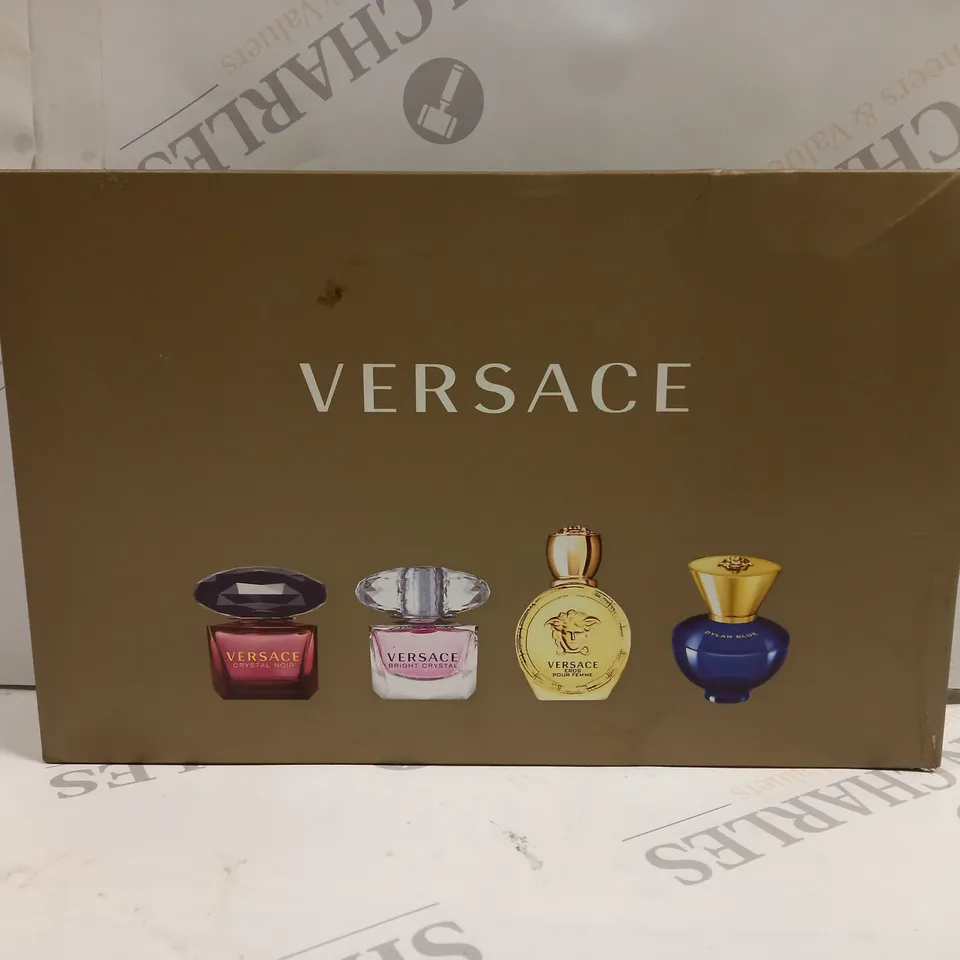 UNOPENED BOXED VERSACE WOMENS MINI 4PC SET