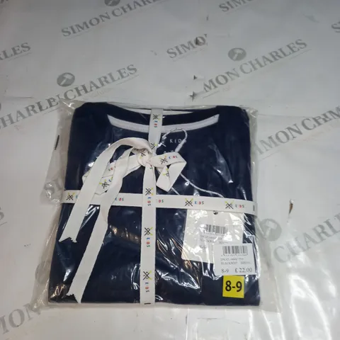 BAGGED CREW CLOTHING COMPANY 2 PACK CLASSIC T-SHIRTS SIZE 8-9 YEARS