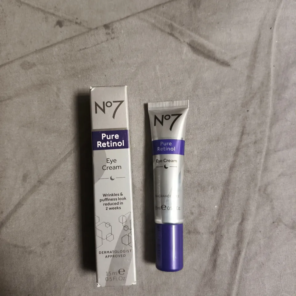 NO7 PURE RETINOL EYE CREAM – 15ML