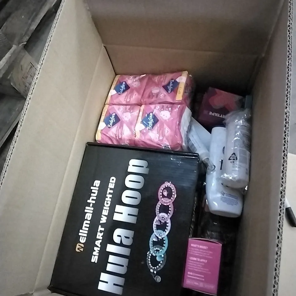 BOXED TO CONTAIN ASSORTED HEALTH AND BEAUTY PRODUCTS INCLUDING SUPPLEMENTS, HAIR PRODUCT, SKIN CARE ETC 