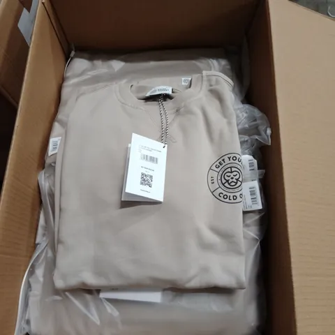 BRAND NEW BRASS MONKEY UNISEX SWEATS - APPROXIMATELY 12X // CLAY // BMAW24UNSW04 // SIZE: XXL