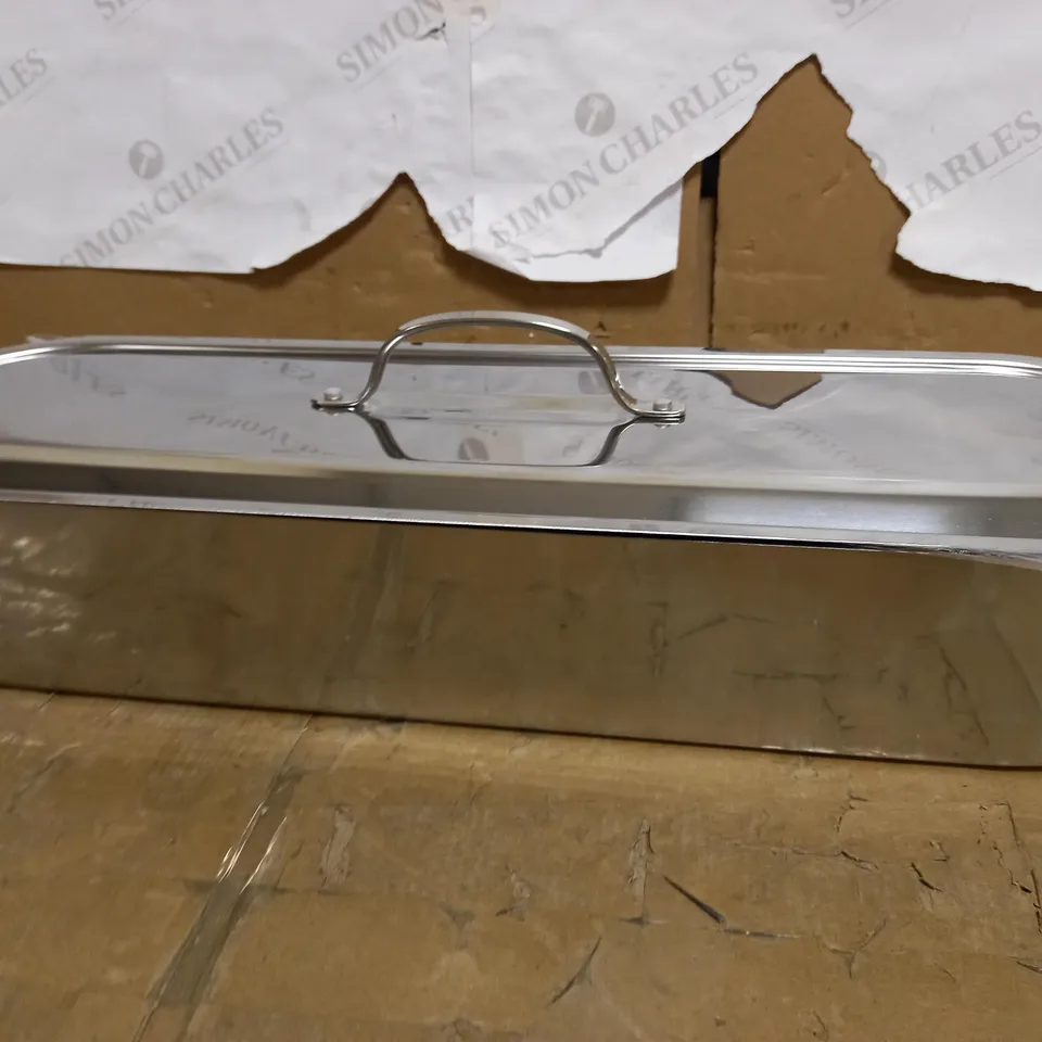 KITCHENCRAFT POACHER24 LARGE FISH KETTLE STAINLESS STEEL