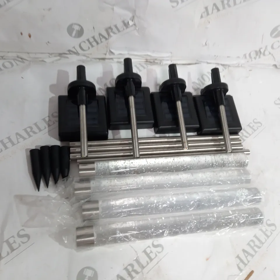 BOXED BELL & HOWELL GLIMMER STICKS SET OF 3 SOLAR PATHWAY LIGHTS