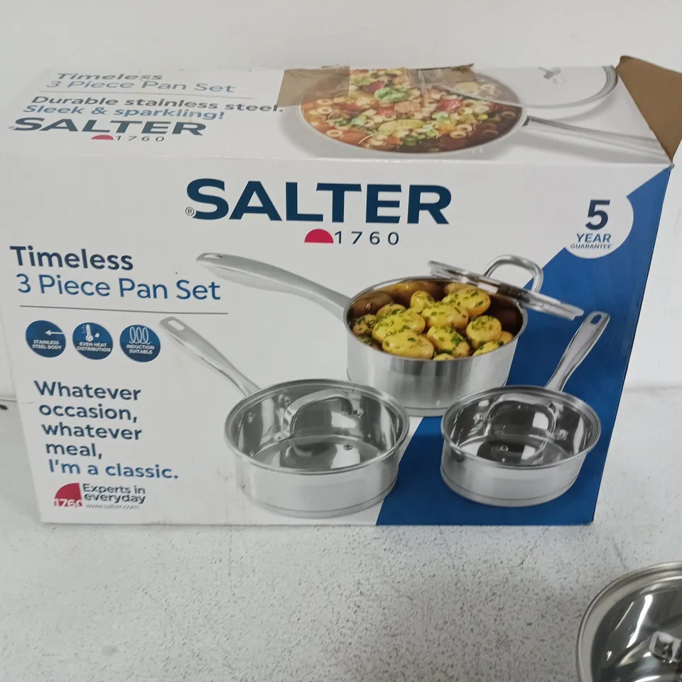 SALTER TIMELESS 3-PIECE PAN SET