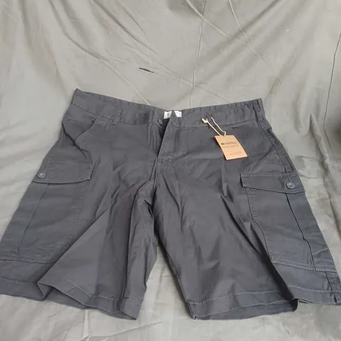 MOUNTAIN WAREHOUSE LAKESIDE CARGO SHORT IN DARK GREY SIZE W38