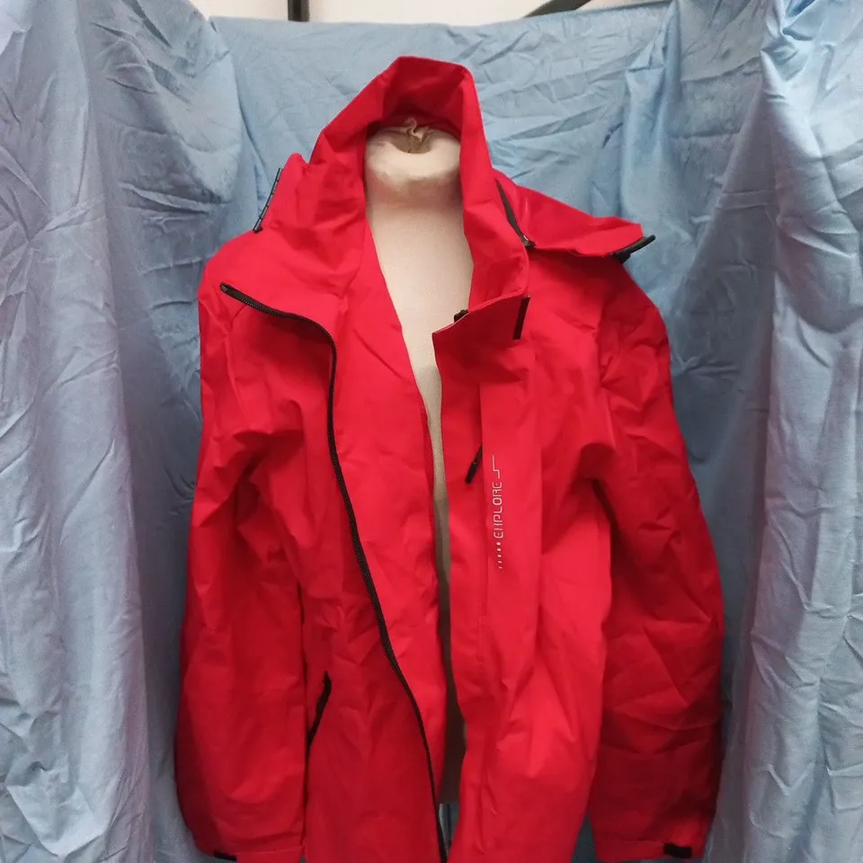 B OUTDOOR CLASSIC SPORT RED WATERPROOF COAT 4XL