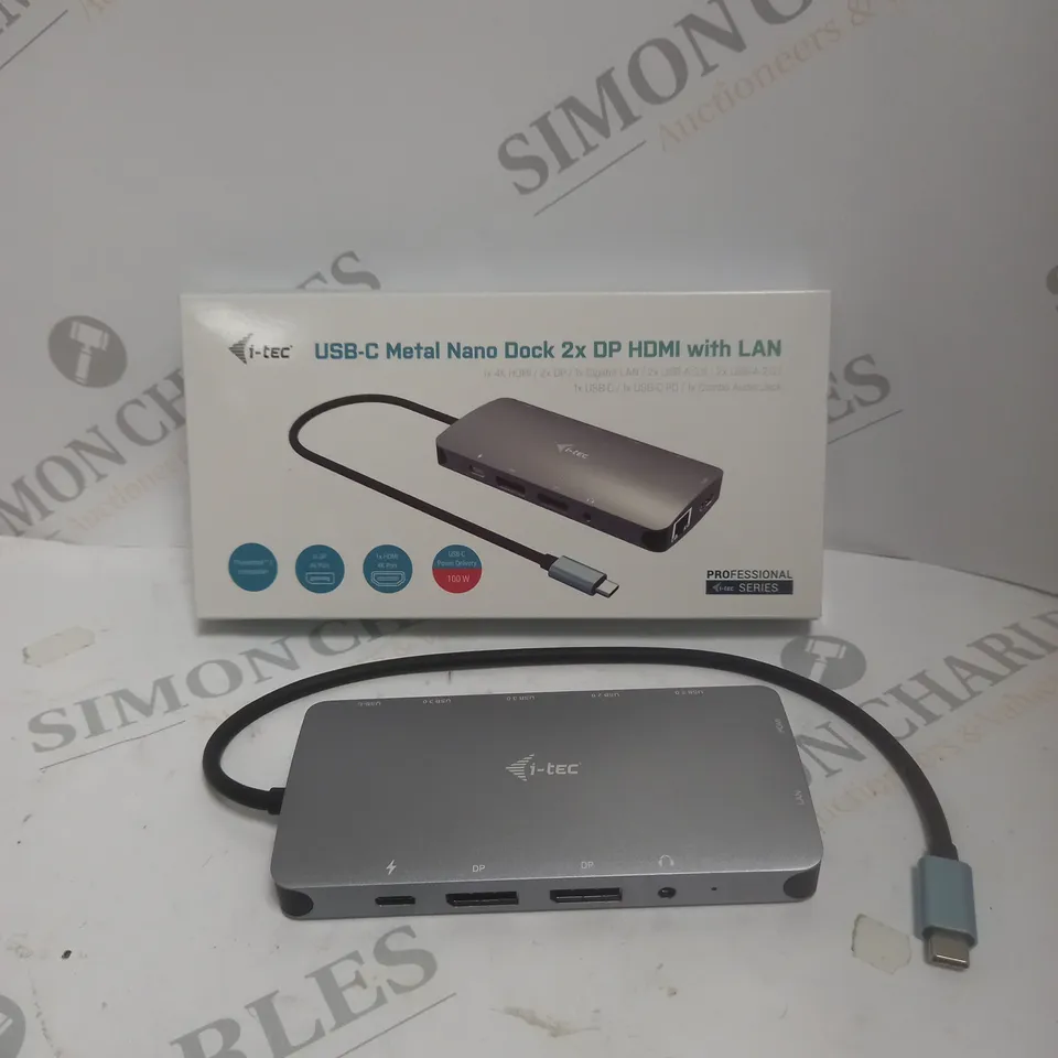 BOXED I-TEC USB-C METAL NANO DOCK 