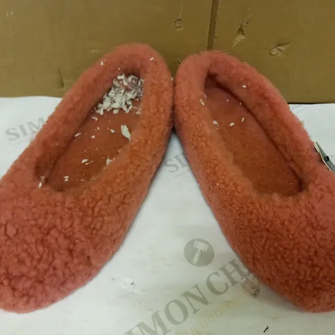 EMU MIRA TEDDY SHEEPSKIN SLIPPER - MINERAL RED COLOUR