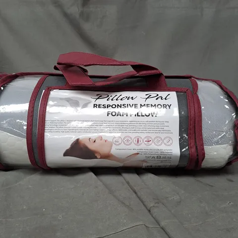 PILLOW PAL RESPONSIVE MEMORY FOAM PILLOW