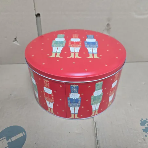 GISELA GRAHAM NUTCRACKER CHRISTMAS CAKE TIN