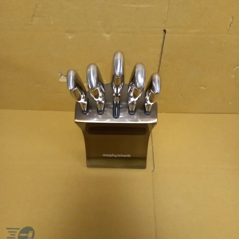 MORPHY RICHARDS ACCENTS 974819 KNIFE BLOCK