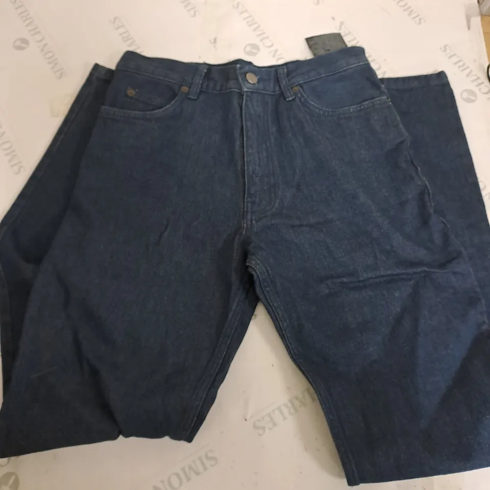 ZARA HIGH RISE STRAIGHT DEMIN JEANS - EUR 38