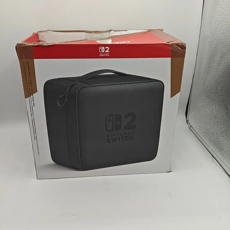 NINTENDO SWITCH 2 HANDHELD GAMES CONSOLE WITH ACCESSORIES AND ALL-IN-ONE CARRY CASE AND 1 GAME