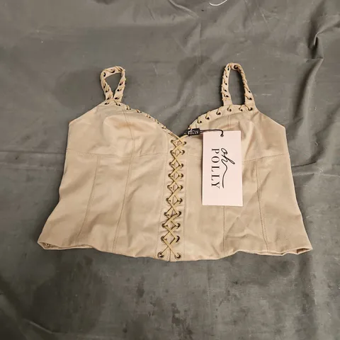 OH POLLY TANK IN TAN SIZE 10