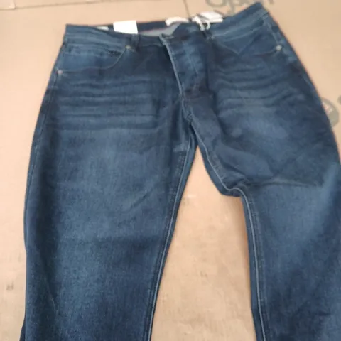 PAUL HUNTER DENIM JEANS – DARK BLUE WASH, UK 36