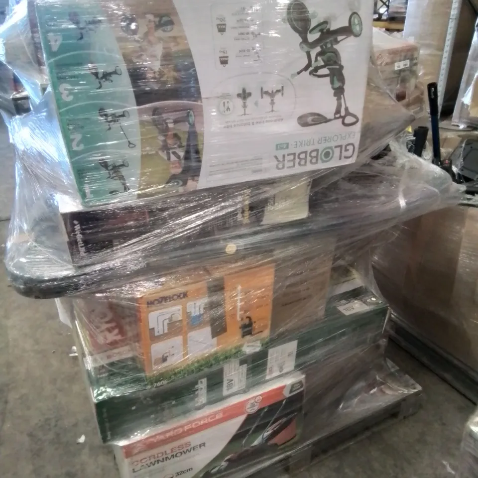 PALLET OF APPROXIMATELY 20 UNPROCESSED RAW RETURN HOUSEHOLD AND ELECTRICAL GOODS TO INCLUDE;