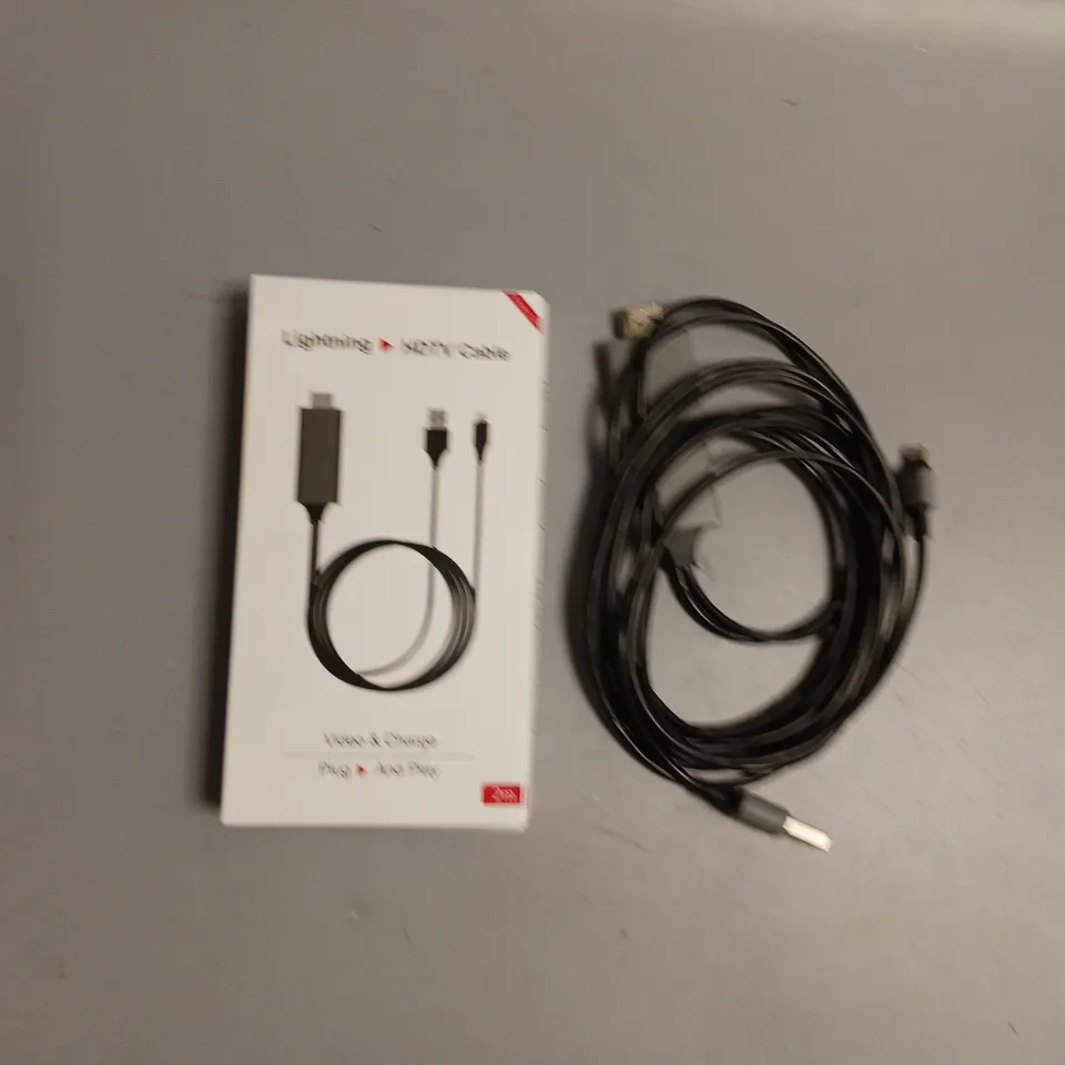 UNBRANDED HDTV ADAPTOR FOR IPHONE/IPAD/PC, LIGHTNING CONNECTOR