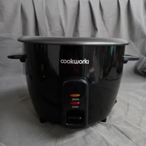 BOXED COOKWORKS BLACK RICE COOKER