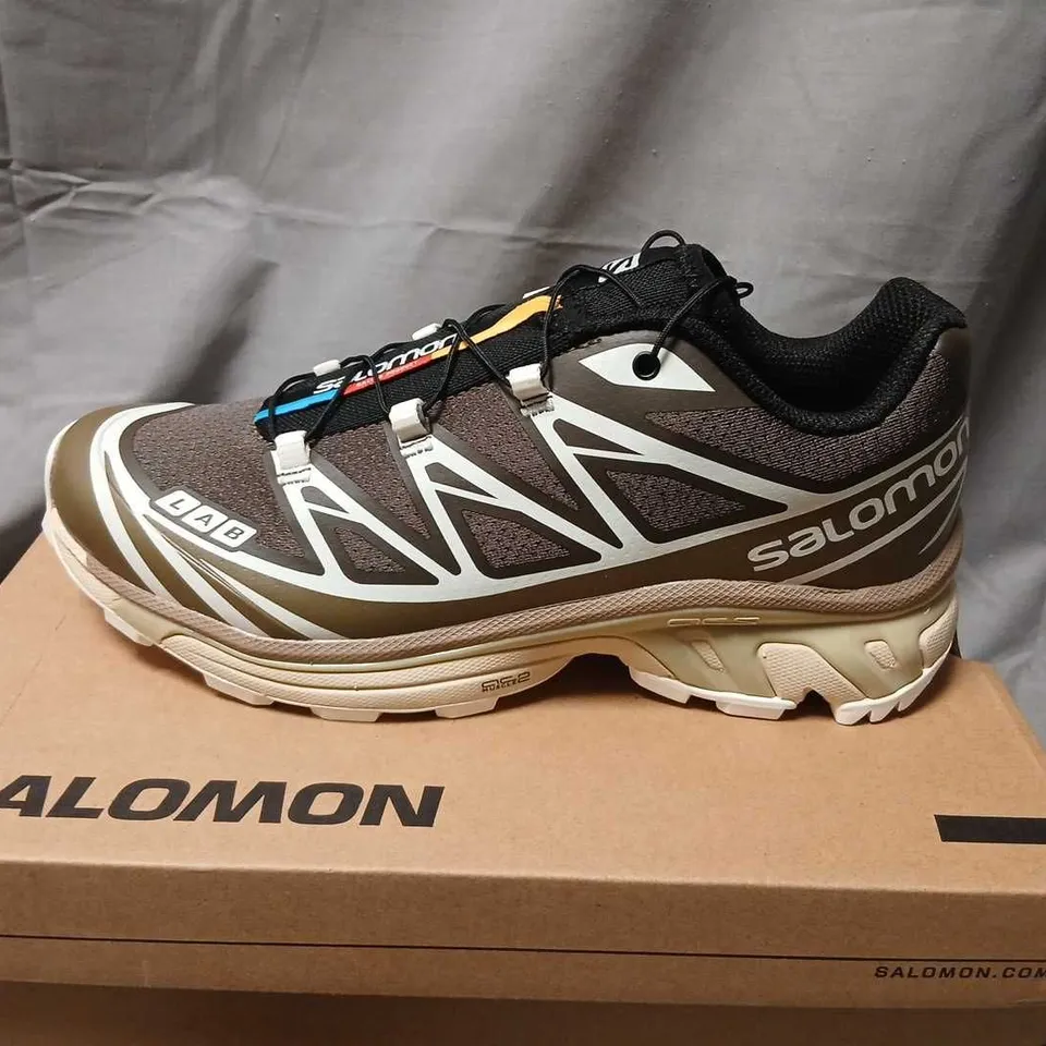 SALOMON XT-6 RECUT MEN'S TRAIL SHOES, UK 7.5 (EU 41 1/3)