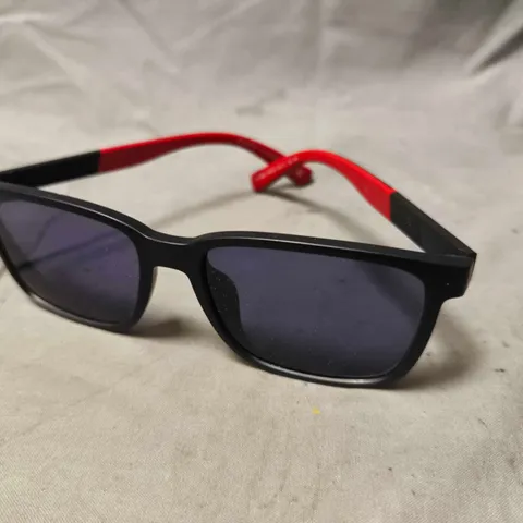 POLO RALPH LAUREN SUNGLASSES PH 4189U – BLACK FRAME WITH RED TEMPLES