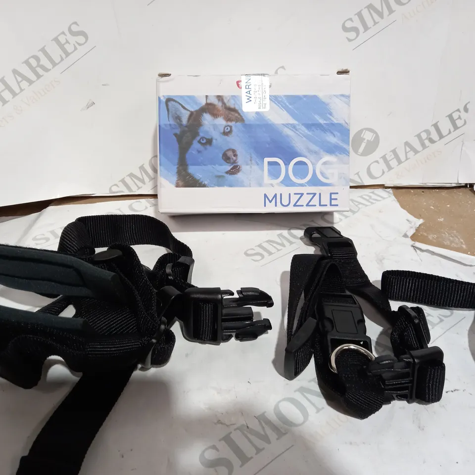 BOXED DOG MUZZLE SIZE M+ IN BLACK 
