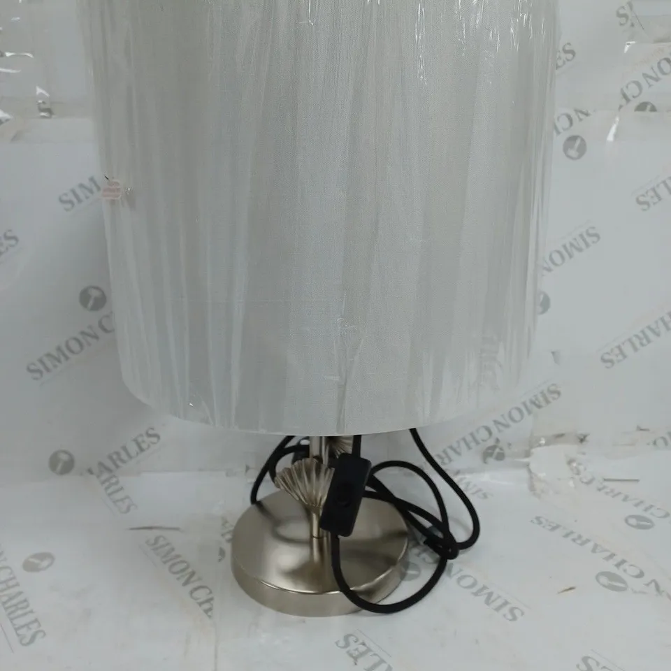 OUTLET ALISON CORK GINKGO LEAF TABLE LAMP - SILVER