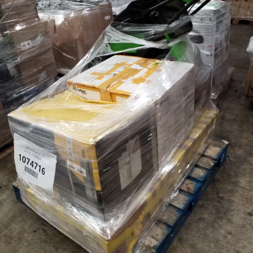 PALLET OF APPROXIMATELY 5 UNPROCESSED RAW RETURN HOUSEHOLD AND ELECTRICAL GOODS TO INCLUDE;