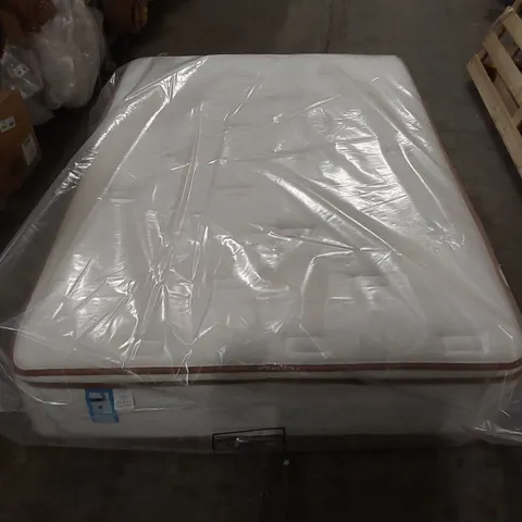 QUALITY BAGGED SLEEPSOUL PILLOW TOP SPACE 3000 SPRING MEMORY FOAM HYBRID CASHMERE DOUBLE MATTRESS 
