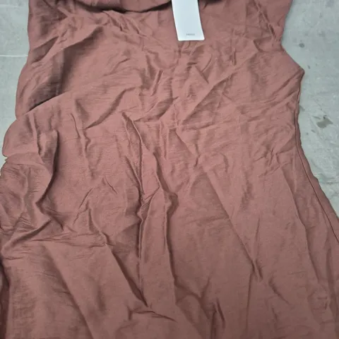 MNG DRESS IN BROWN SIZE LARGE