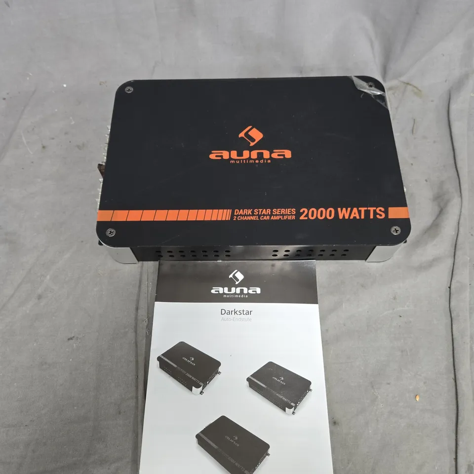 AUNA DARKSTAR 2 CHANNEL CAR AMPLIFIER