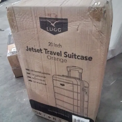 BOXED LUGG JETSET 20" TRAVEL SUITCASE -ORANGE-