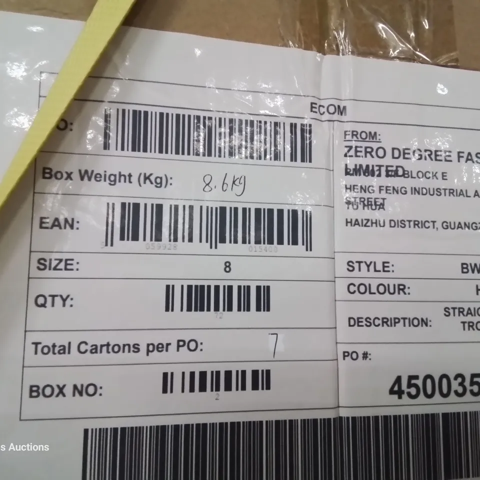  CASE OF MISSGUIDED HOT PINK STRAIGHT LEG CUT OUT TROUSERS SIZE 8