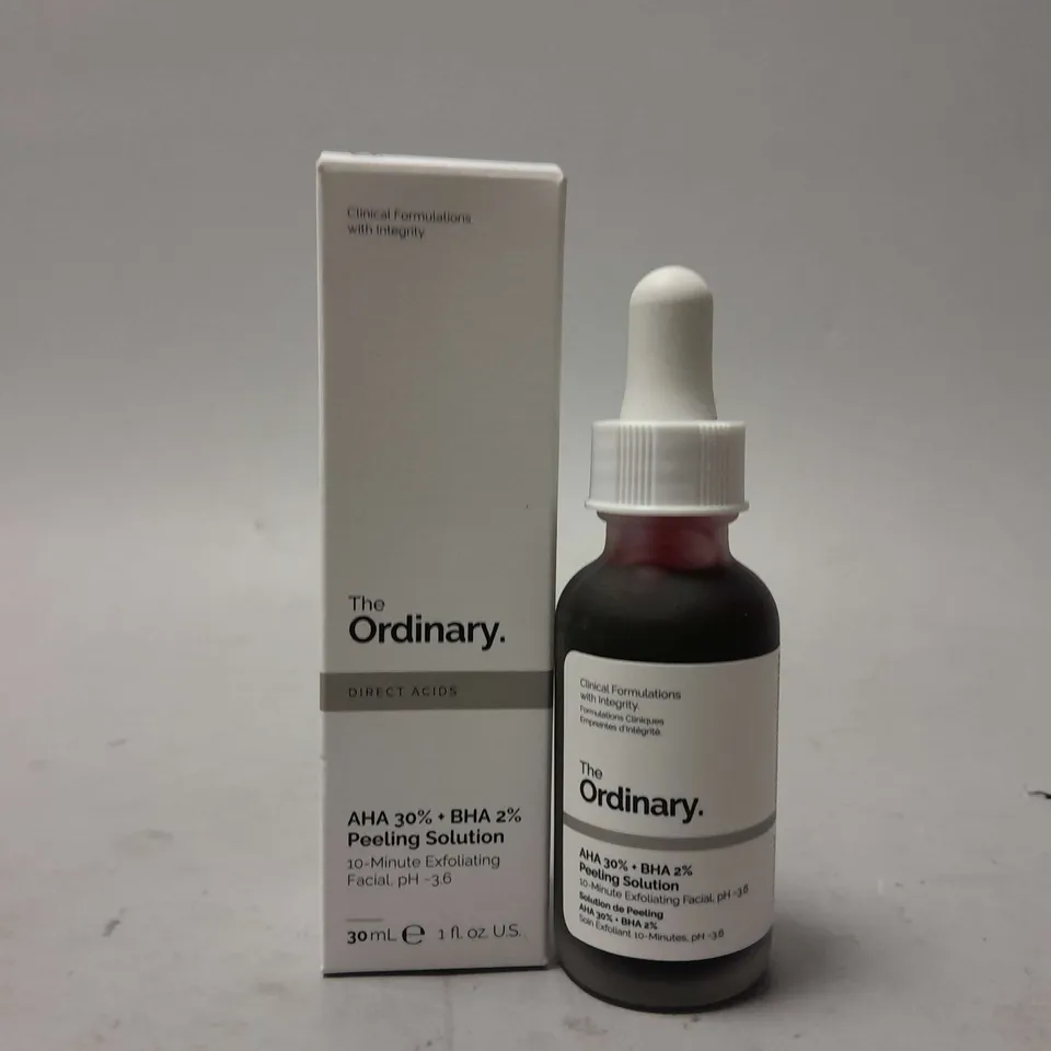 BOXED THE ORDINARY AHA 30% BHA 2% PEELING SOLUTION (30ml)