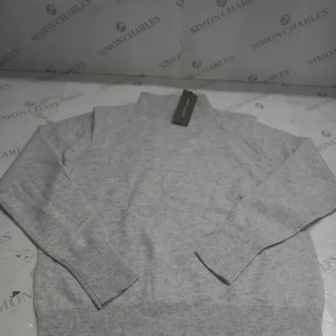 MINT VELVET GREY CREW JUMPER SIZE S