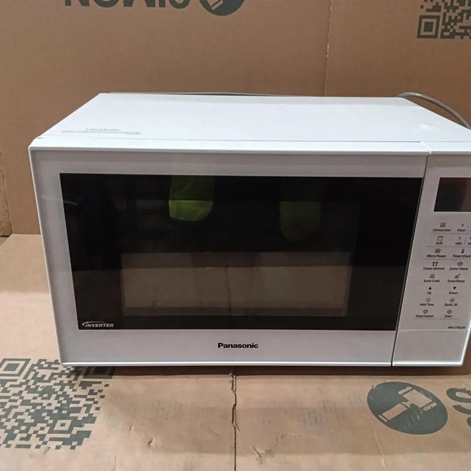 BOXED PANASONIC INVERTER MICROWAVE OVEN - WHITE NN-CT55JW