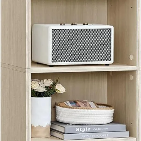 BOXED VASAGLE BOOKCASE, 6 TIERS, OPEN STORAGE UNIT