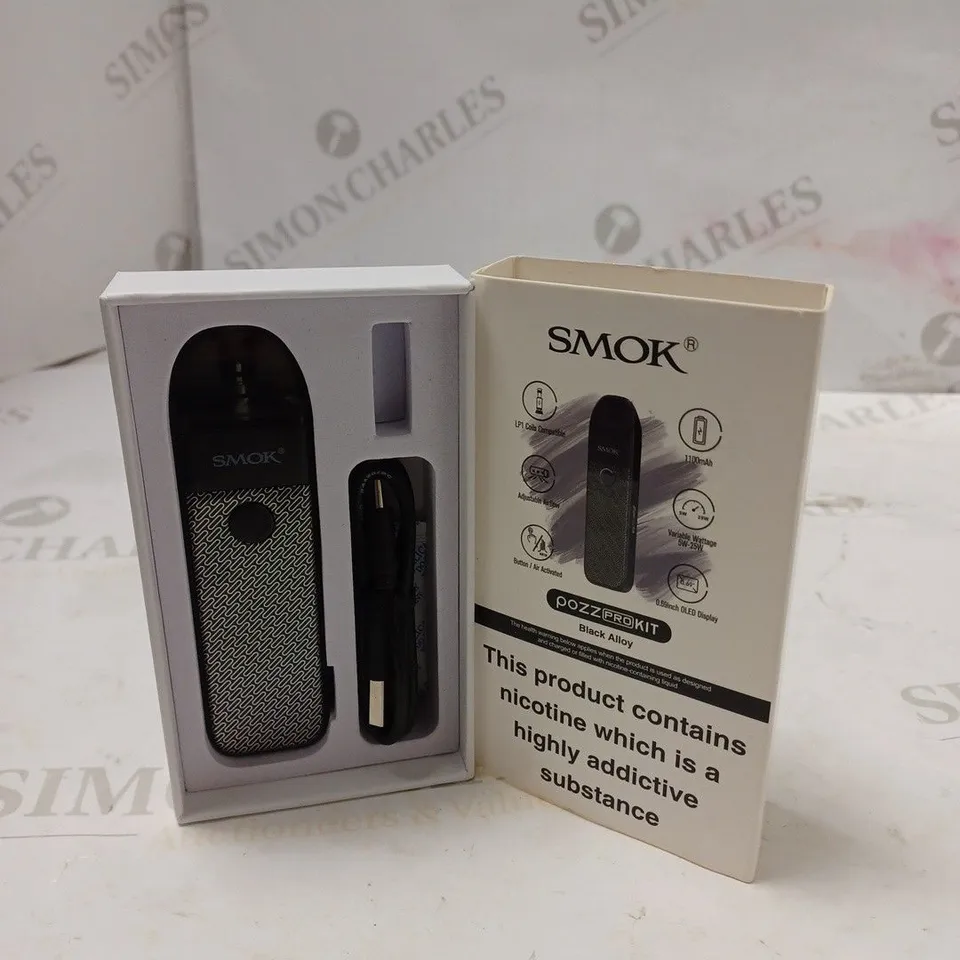 BOXED SMOK POZZ PRO KIT - BLACK ALLOY. 
