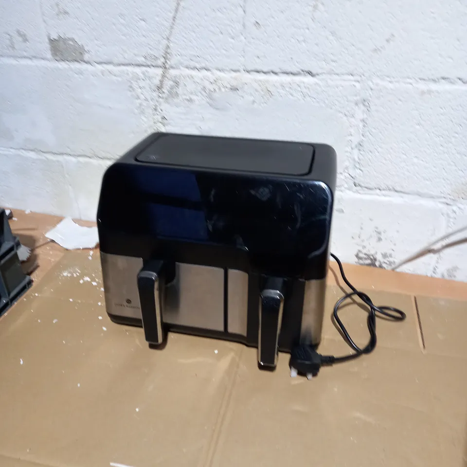 COOK'S ESSENTIALS DUAL AIR FRYER 7.7L