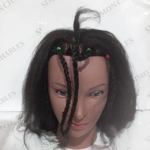 BOXED UNBRANDED AFRO MANNEQUIN HEAD